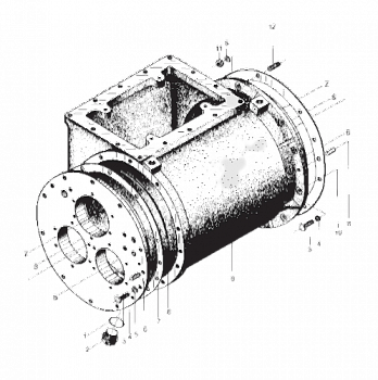 Корпус трансмиссии 370014