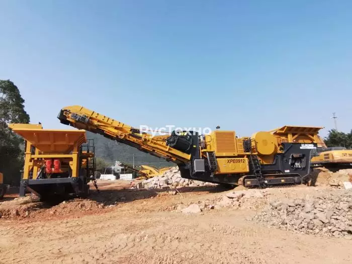 Щековая мобильная дробилка XCMG XPE0912