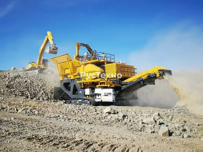Щековая мобильная дробилка XCMG XPE1215